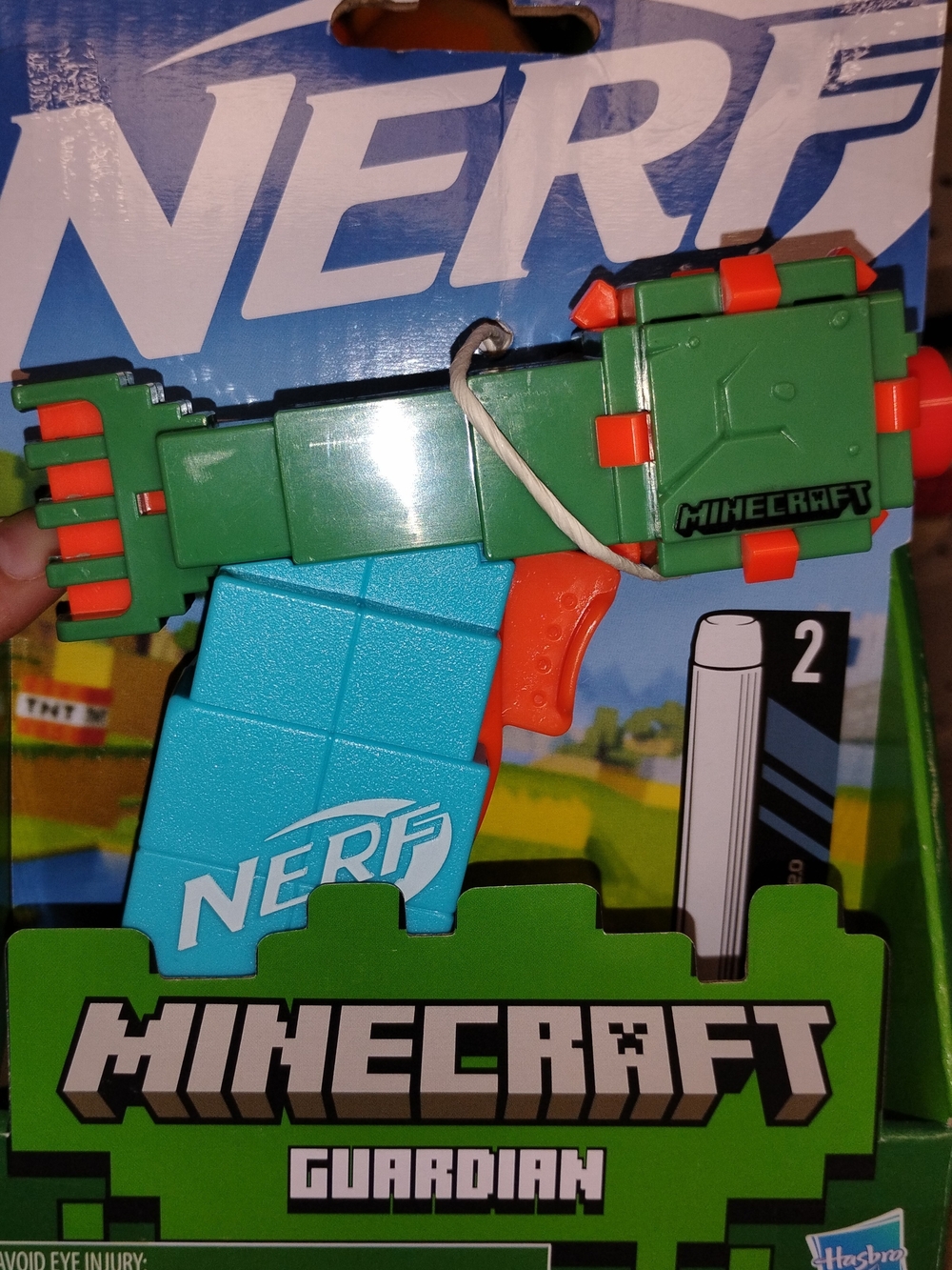 Nerf Minecraft Guardian Blaster